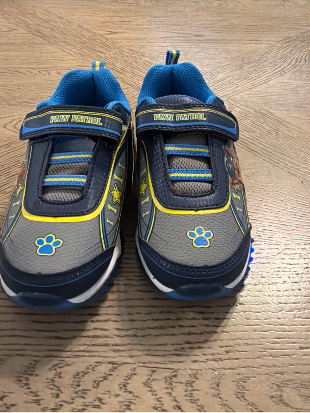 Nickelodeon Paw Patrol Light Up Boys Navy Blue Shoe Size 12 - Picture 2 of 6